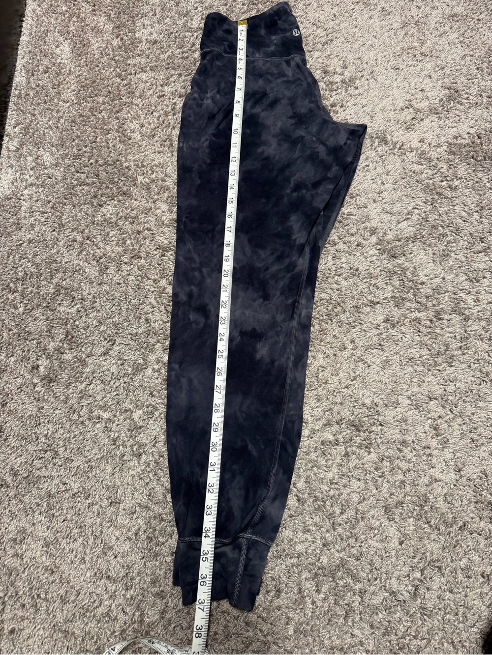 lululemon athletica Black Tie-Dye Joggers